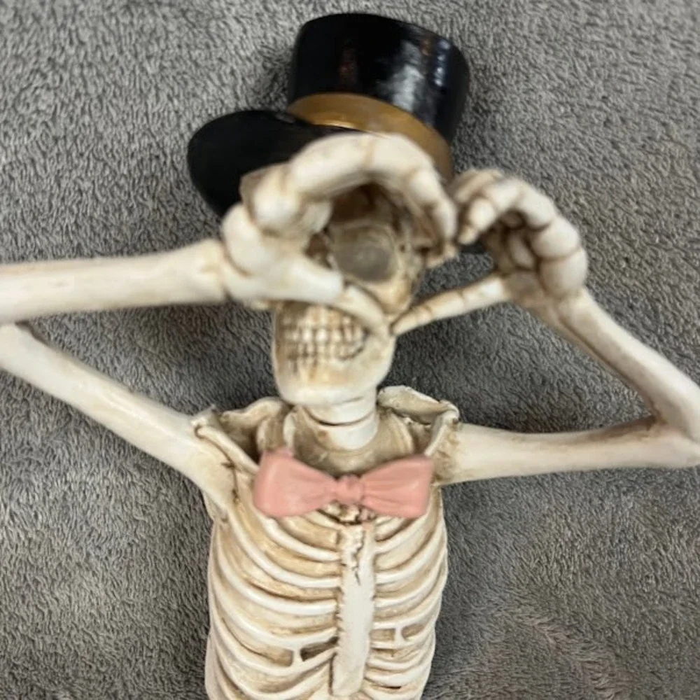 Decorative Skeleton Resin Bust Halloween Party Decor